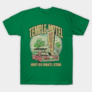 Temple Motel Manti, Utah 1959 T-Shirt